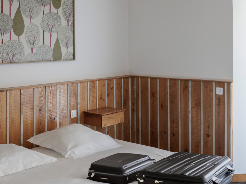 Copie de Green Geometric Blank A4 Document Landscape