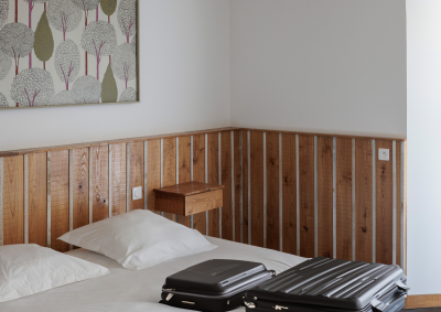 Copie de Green Geometric Blank A4 Document Landscape